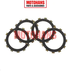 HM16010058 CLUTCH FRICTION PLATE 4PCS 12 TEETH MOTORCYCLE ACCESSORIES FOR SUZUKI AX4 115 BEST125 GT125