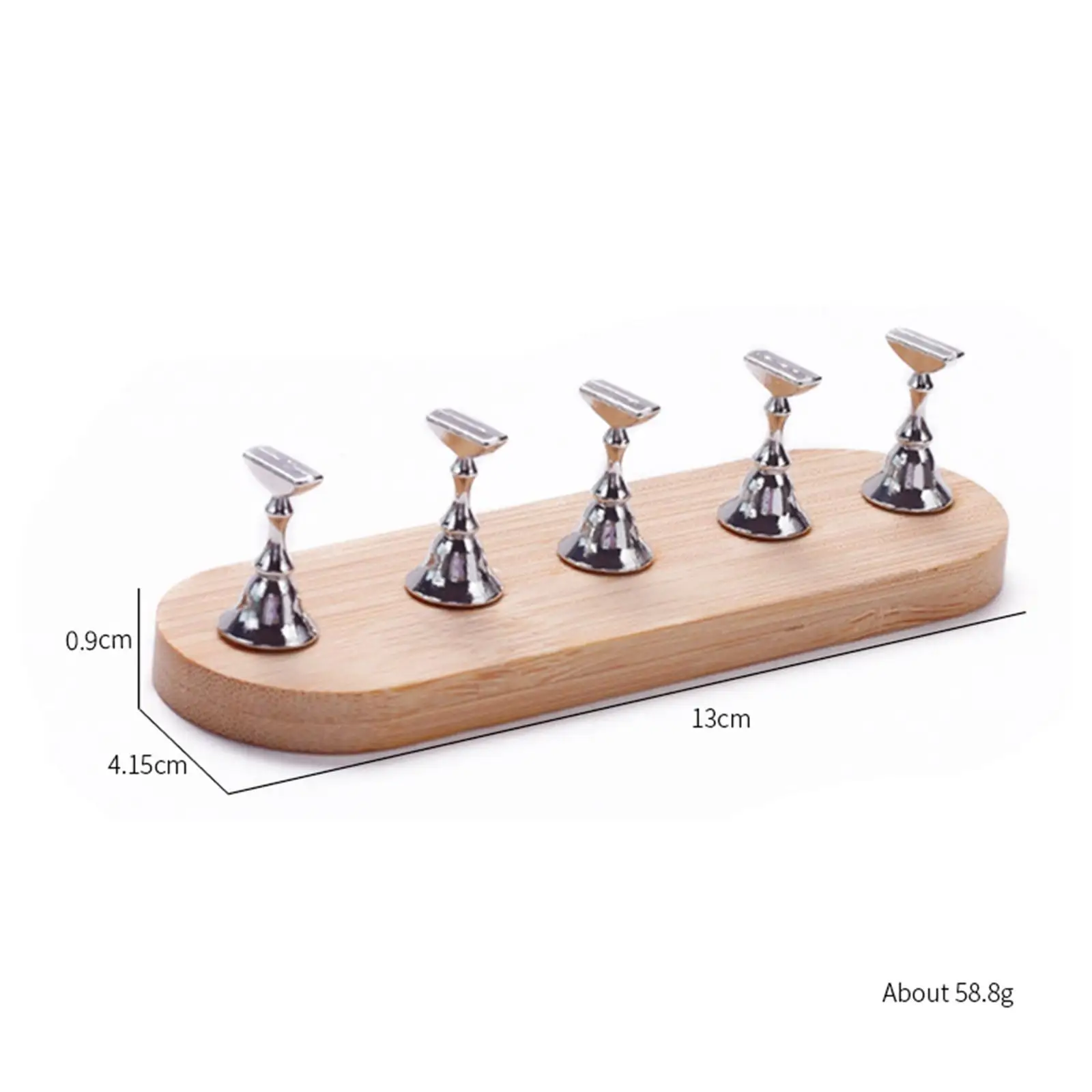 Nail Art Practice Stand Durable Manicure Tool Accessories Nail Tip Art Display Holder for Makeup Beginner Home Salon DIY