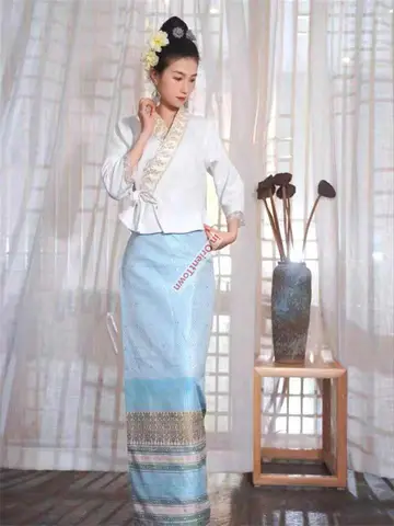 8 best sales Khmer Kambodja-klänning - №2