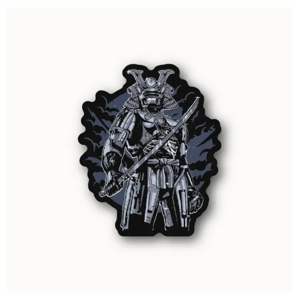Robot Samurai Waterproof Stickers For Decorating Car Windows Motorcycles And Computers.