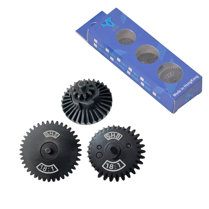 CNC Steel SHS Reinforced Gear Set High Speed High Torque Cut Gears for Ver.2 Ver.3 AEG EBB Gearbox