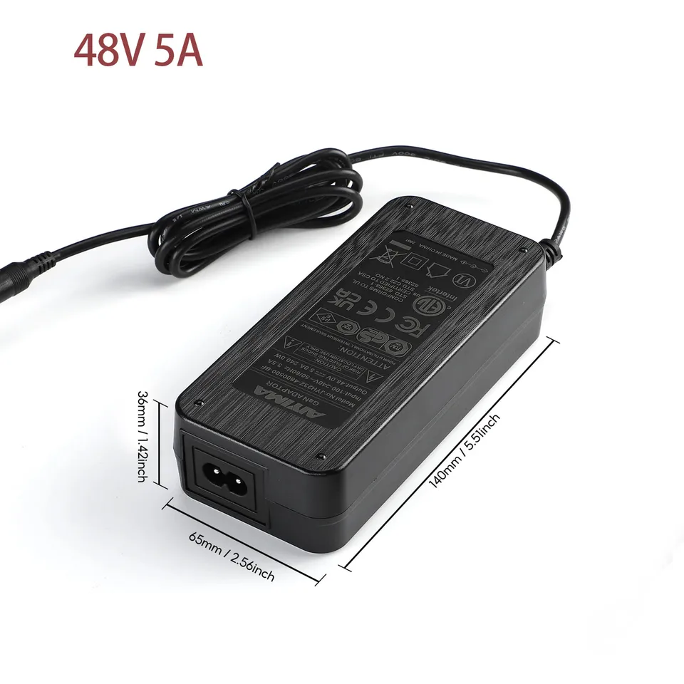 AIYIMA オーディオ GaN 48V 10A/5A DC 電源充電器アンプ電源アダプタ