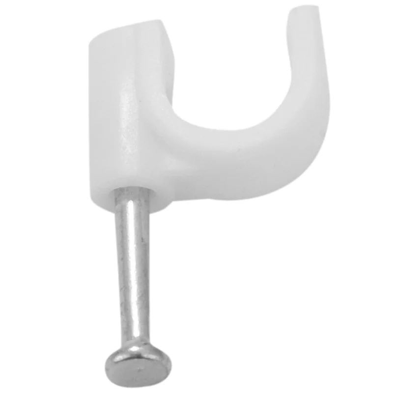 

AB41-900 Pieces Cable Staples Clip Wall Wire Nail Fixture For Ethernet Cable Rg6 Rg59 Cat5 Cat6 Rj45 Tv Wire Cable 7Mm White