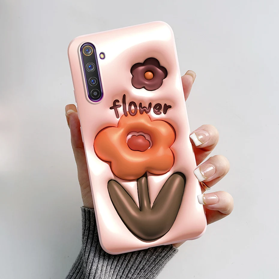 Cute Cartoon Case For Realme 6 Pro 6pro Beautiful Painted Shockproof Cover Coques For Realme 6 Realme6 Funny Soft Silicone Cases