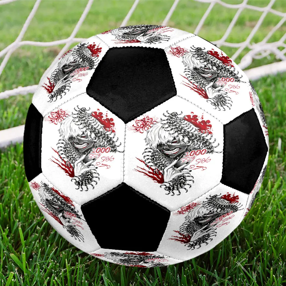 1PC Tokyo Ghoul Soccer Ball Football Size 5 Match Ball Colorful Outdoor Sports Great For Sports Fans HE46