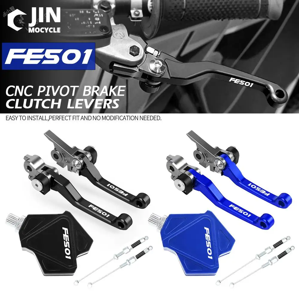 

Dirt Bike CNC Brake Clutch Levers Stunt Clutch Pull Cable Lever Replacement Easy System For HUSQVARNA FE501 2017 2018 2019 2020