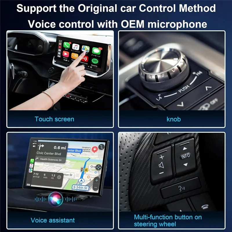 Reliable-2 In 1 Wireless Carplay Adapter Android Auto Wired To Wireless Smart Box Adapter For Iphone+ Android+Car From 2016,2 In