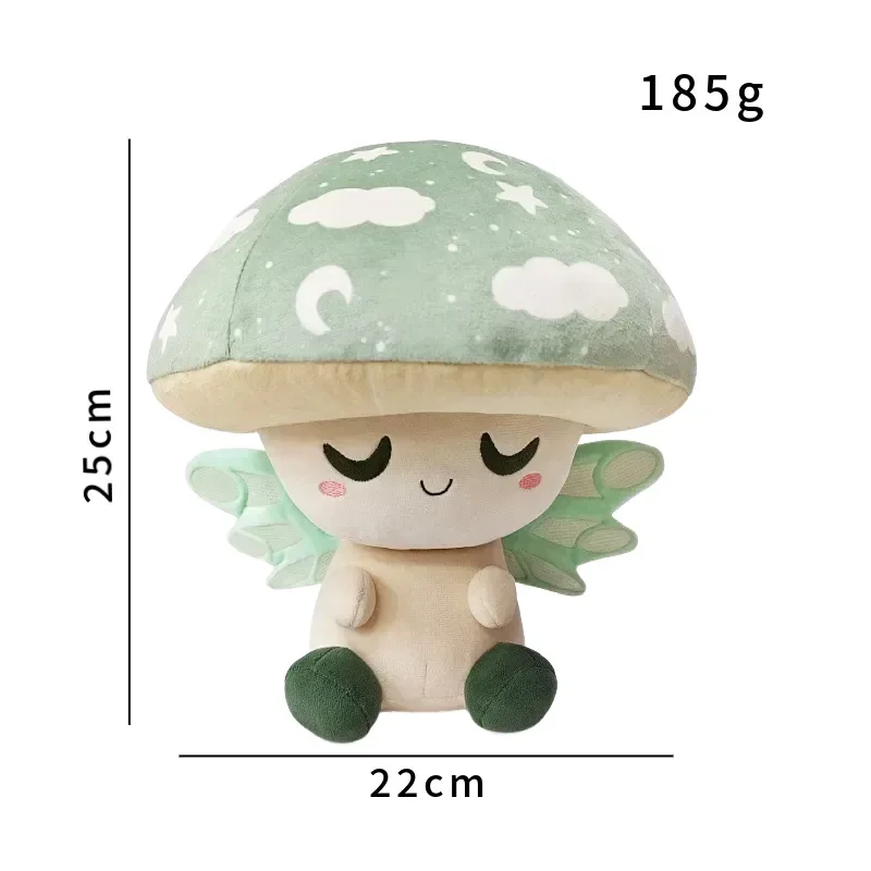 

Snoozeshroom плюшевая милая зеленая грибная фея плюшевая кавайная мультяшная мягкая кукла мягкая подушка для спальни игрушка подарки