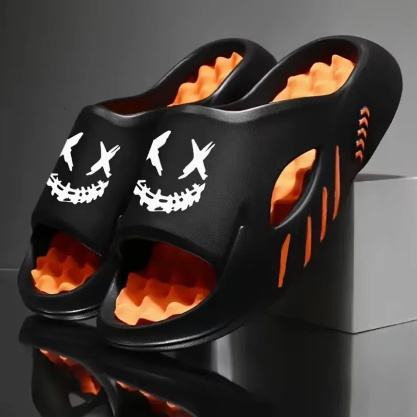 

Men's Slippers EVA Non-slip Slides Fashion Home Slippers Comfortable Men's Slides Casual Sandals Outdoor Indoor Shoes Big size