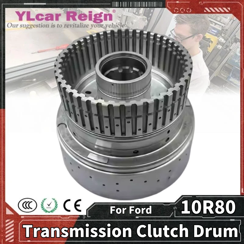 10R80 Automatic Transmission New Aluminium Clutch Drum For Ford JL3Z 7H351 JL3Z7H351B F150 TFC Car Accessories