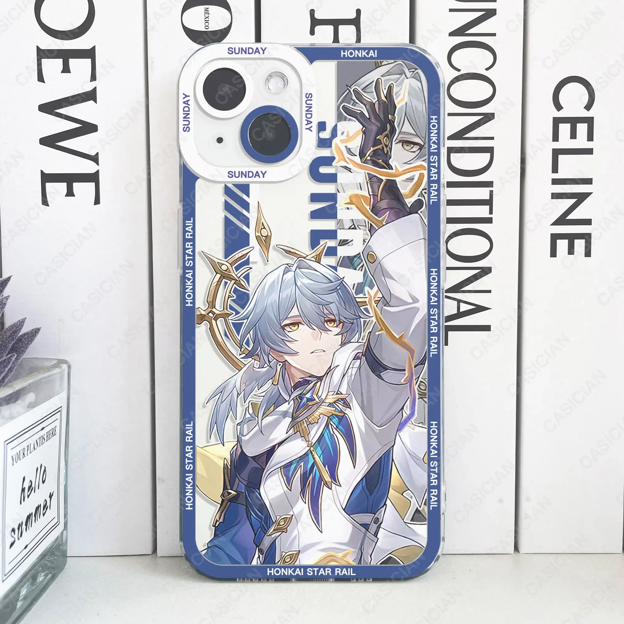 Honkai Star Rail Sunday Fugue Feixiao Aglaea Acheron Phone Case For iPhone 16 15 14 13 12 11 Pro Max Mini Cover