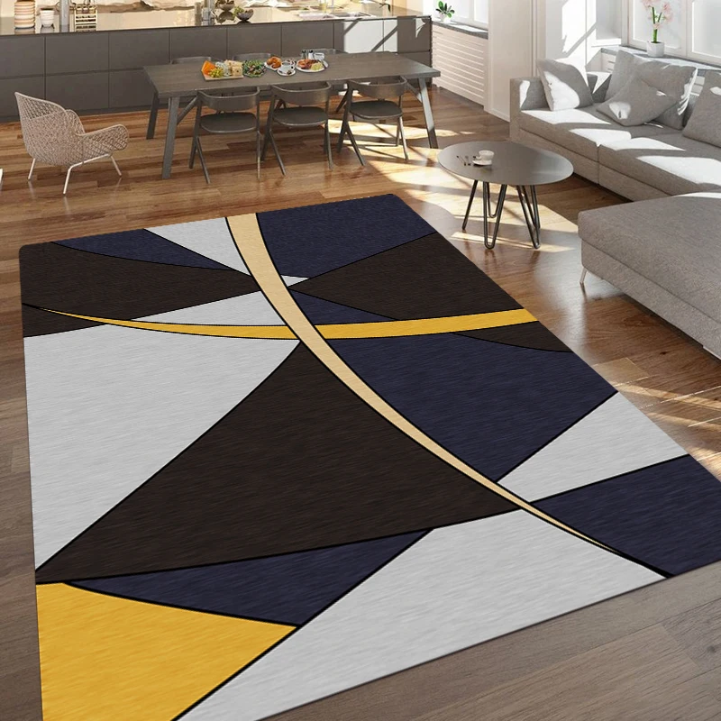 

Geometric Triangle Pattern I Printed Rectangle Carpet Art Rug For Bedroom Living Room Soft Fluffy Rug Nonslip Mat Home Decor