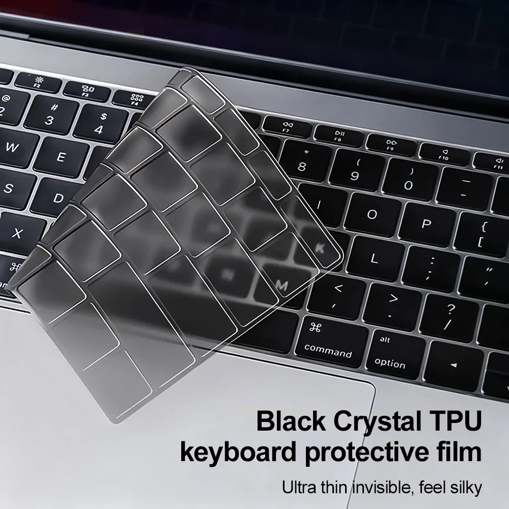 

TPU Clear Keyboard Cover For MacBook Pro 13.3 Pro16 Pro 16 Air 13.3 Air13.3 A2337 Air 13.6 15.3 Pro 15.4 15 16.2 14.2 Ultra Thin