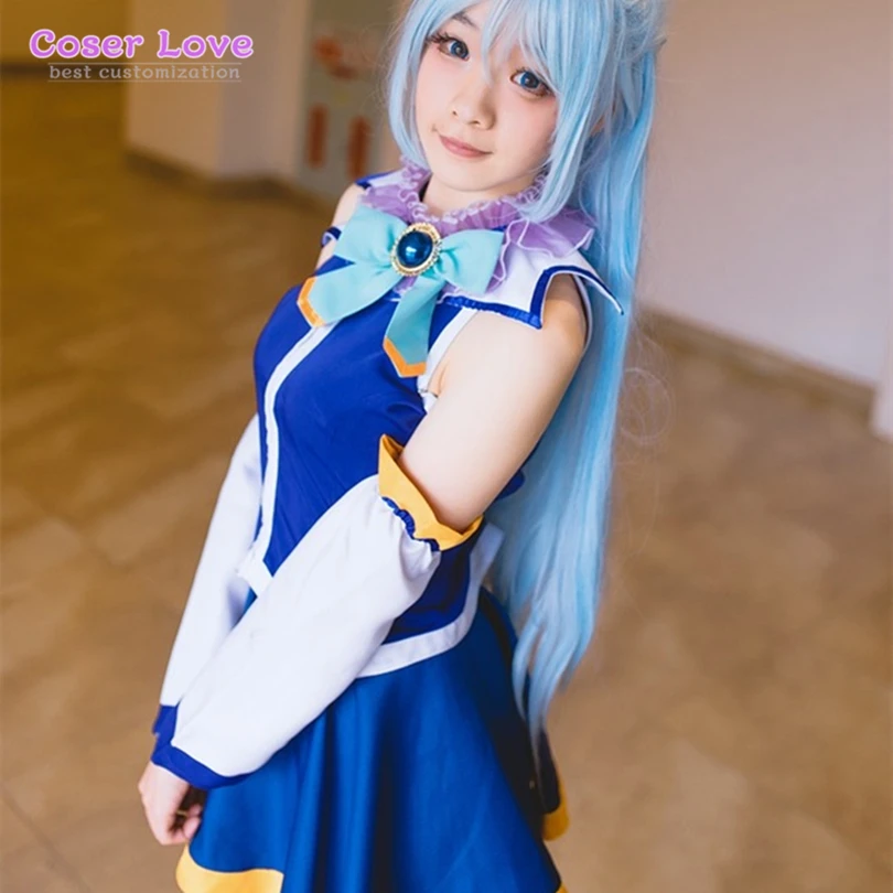 

Anime Apparel Wonderful World Aqua Akua Cosplay Costume Carnival Halloween Christmas Outfit