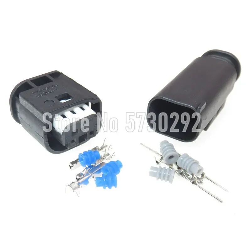 3P 1-1452049-1 Auto Pressure Switch Cold Air Pressure Sensor Connector Wiring Harness Throttle Pedal Plug 1452049-1 For BMW BENZ