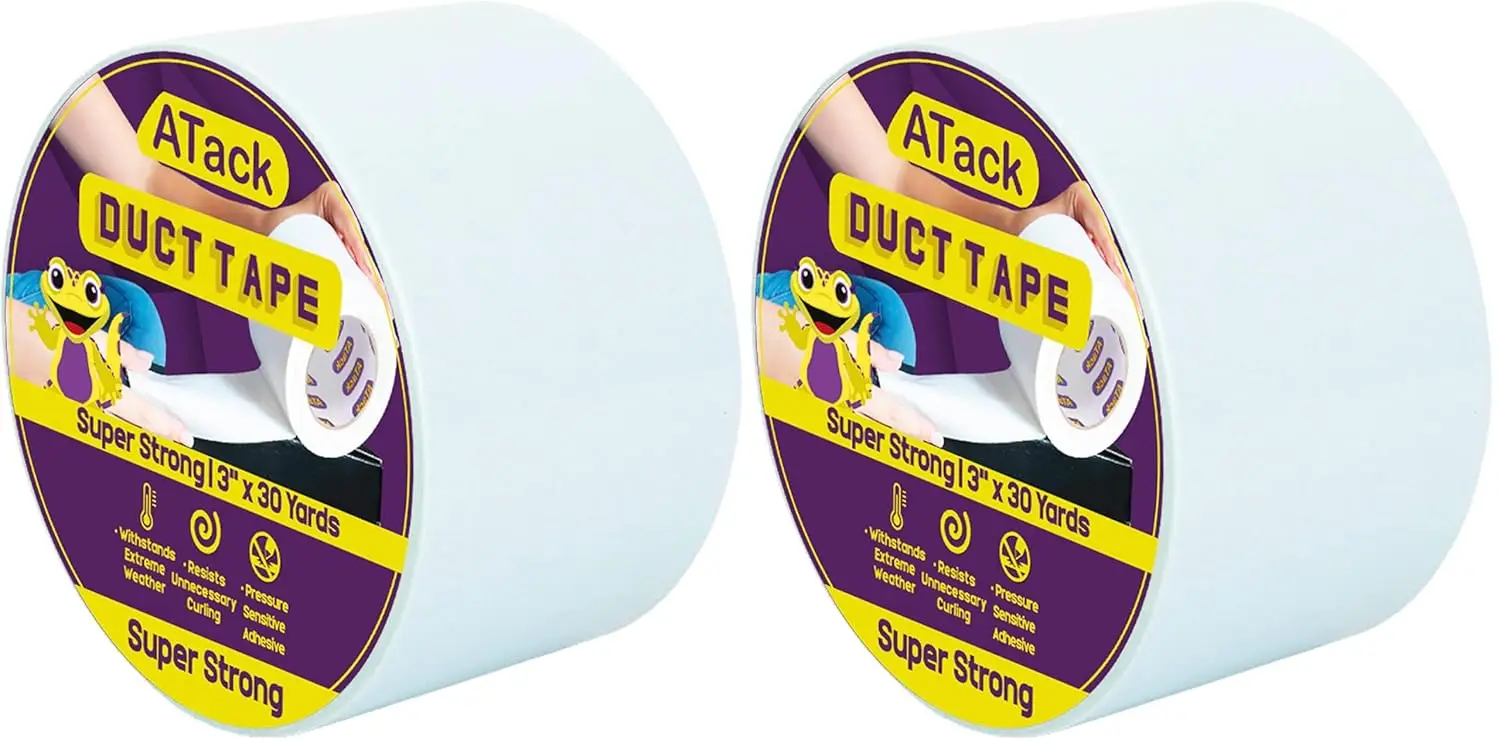 

Суперпрочная клейкая лента, белая, 3 дюйма x 30 ярдов, для наружного и внутреннего применения, для школ и промышленности. |