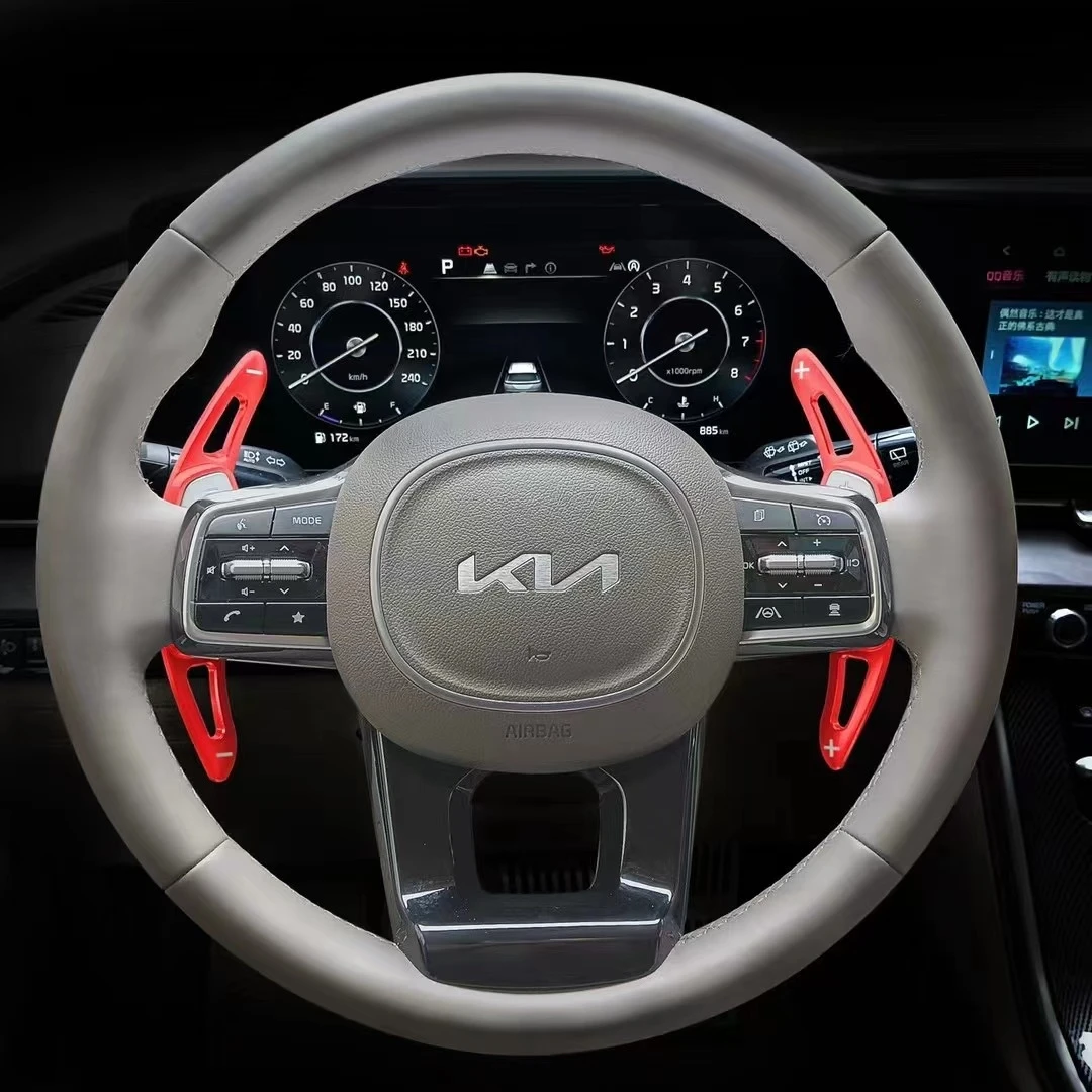 For Kia Sorento 4 UM MQ4 GT-Line X-LINE 2016-2021 Car Steering Wheel aluminium alloy Shift Paddles Extension