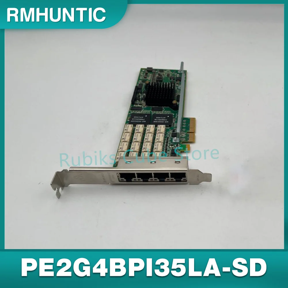 

For Silicom four-port Gigabit electrical interface I350AM4 RJ45 Net-work Card PE2G4BPI35LA-SD