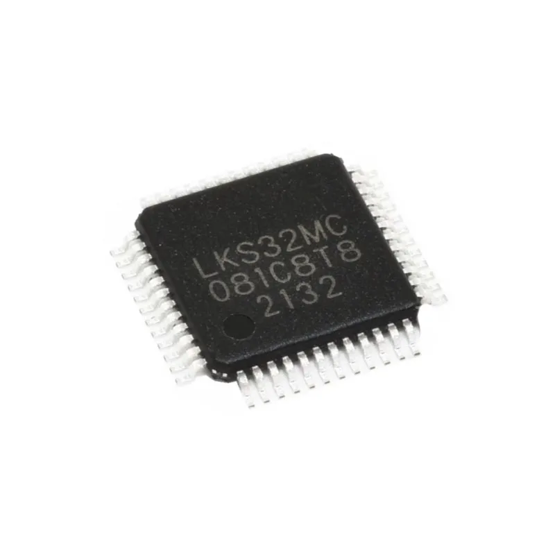 1-10PCS LKS32MC081C8T8 TQFP-48 LKS32MC 081C8T8 LKS32MC081 C8T8 96MHz 64KB Flash 32-Bit MCU Motor Control Processor