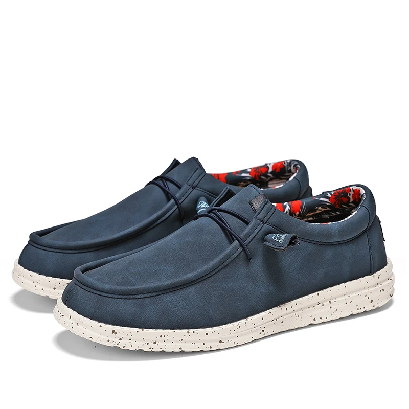 Artificial Leather Casual Shoes Men Nice Dude Loafers Fashion Men's Slip-ons Mocassin Homme Mocasines Hombre Big Size 49 50 51 view 3