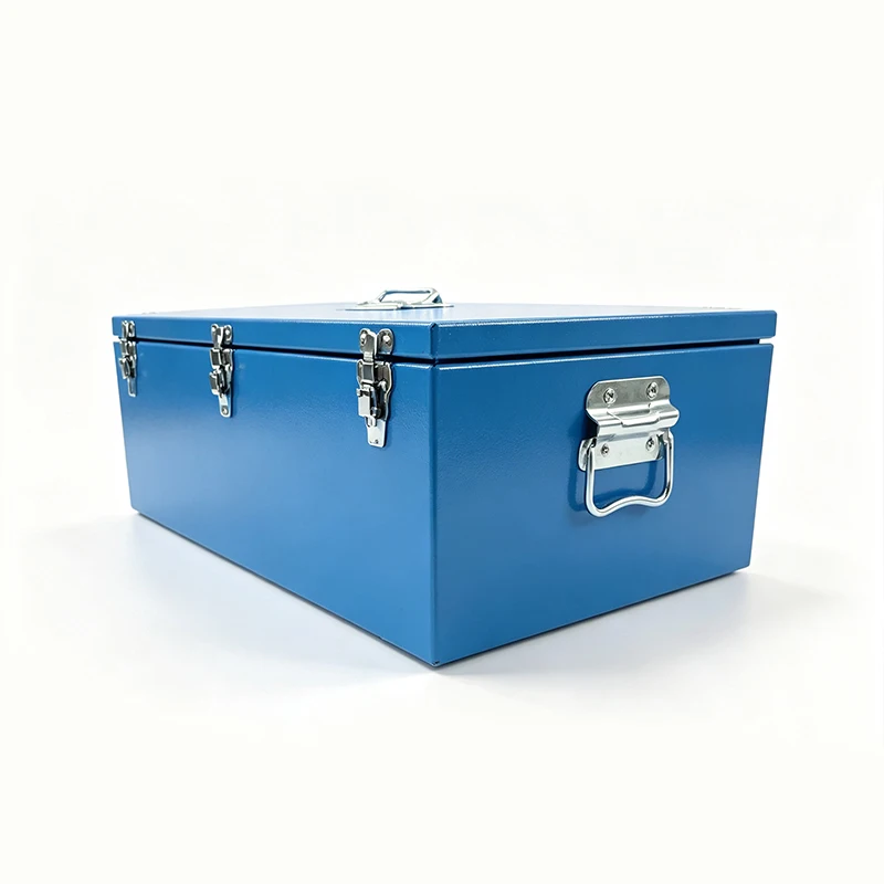 a forMetal Storage Tool Box Portable Lockable Steel Toolbox Custom Sheet Metal Fabrication Tool Case