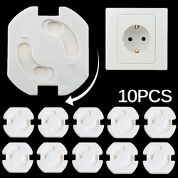 10/1Pcs EU Power Socket Covers Anti Electric Shock Cover Child Safety Guard Protection Socket Plugs Protector Switch Dust Covers