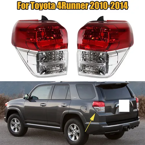 Imagen 2 del producto Luz trasera de coche, luces de freno, intermitentes sin bombilla para Toyota 4Runner 2010-2014, accesorios para coche