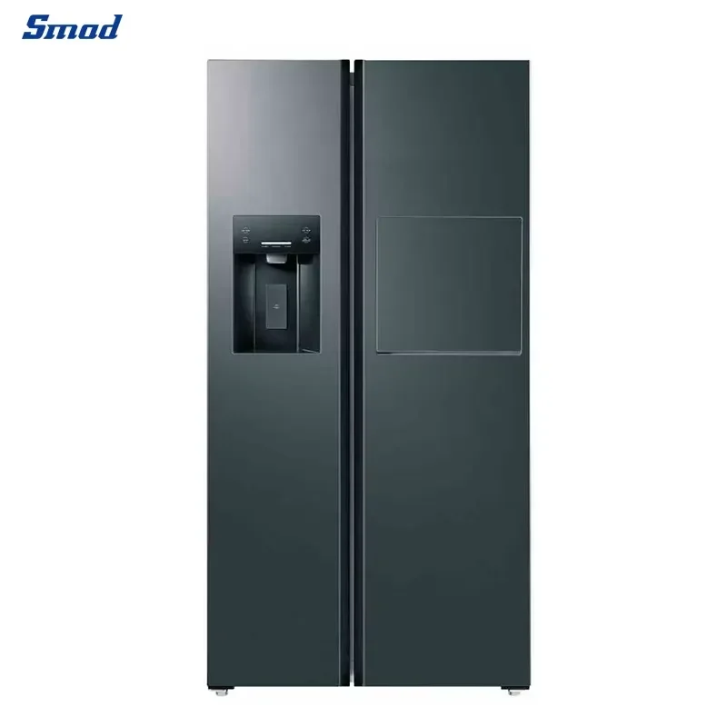 for DW-736W3E 556L 220V 50Hz PCM Finishing Free-standing Side by Side Freezer Refrigerator Best Selling for Home Use