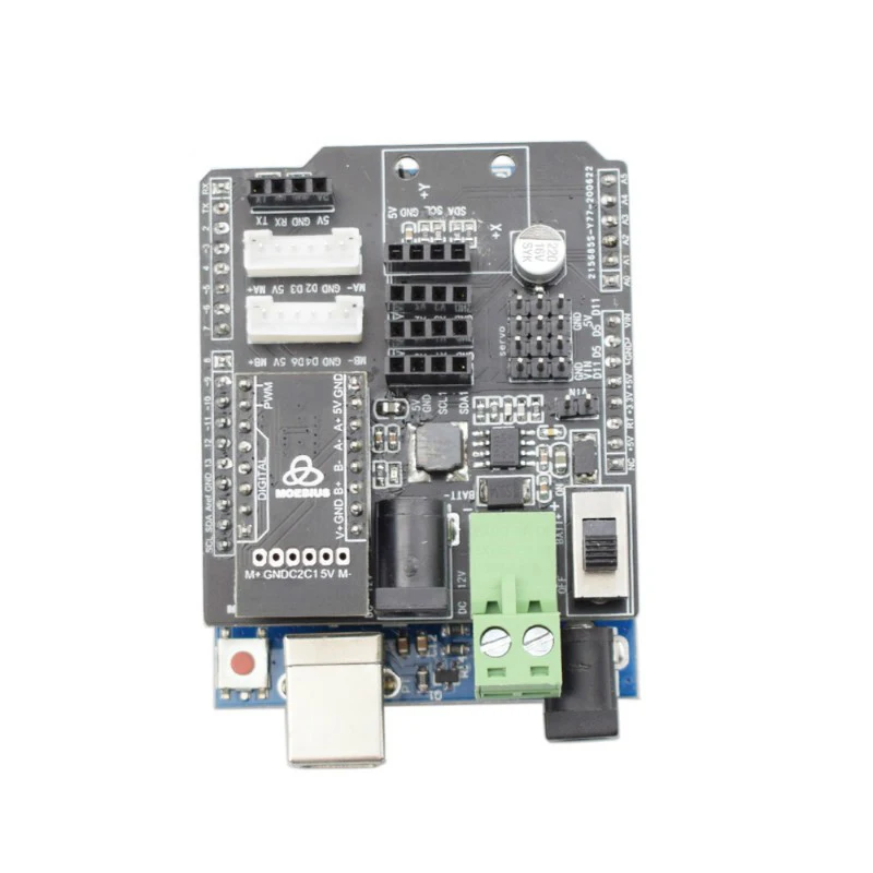 Двухканальная плата драйвера двигателя постоянного тока Arduino Tb6612fng, Wi-Fi сервоприводы Mpu6050, плата расширения для балансировки автомобиля робота Акермана