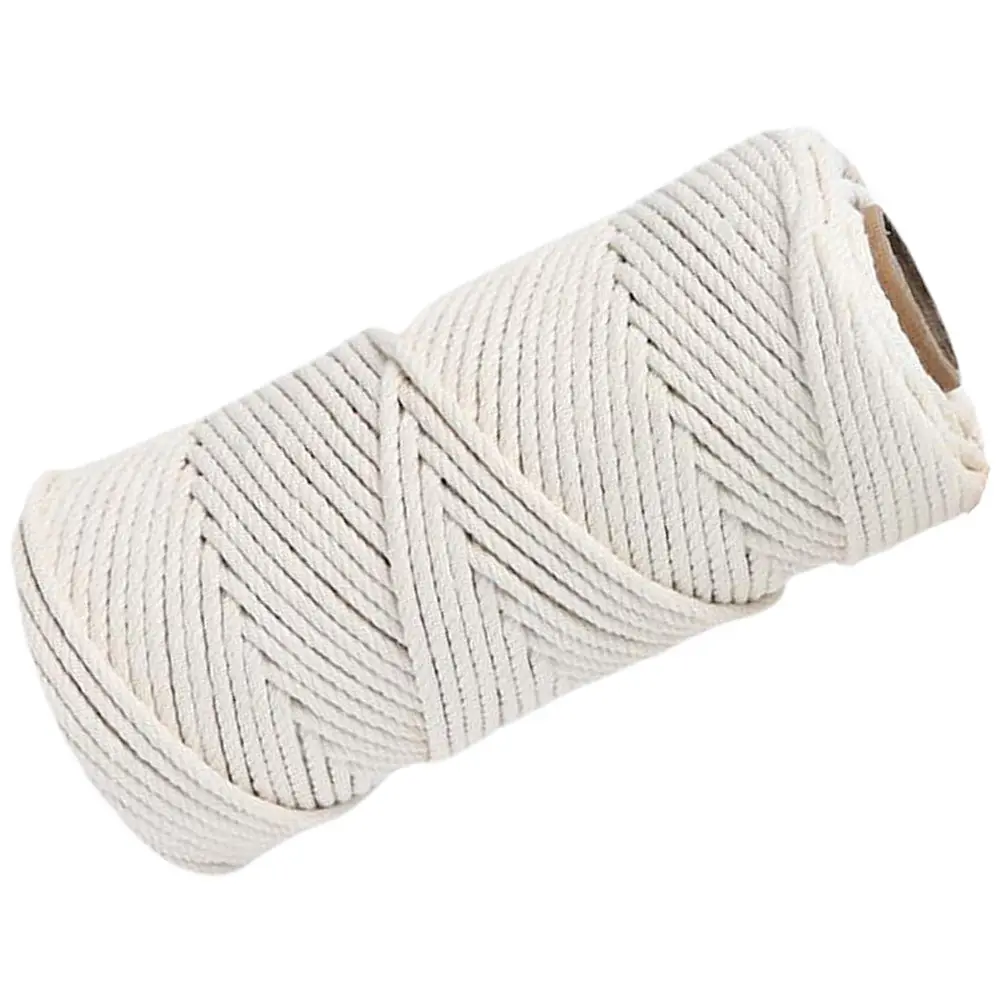 1 Friendly Cotton Macrame Cord 5Mm Great for DIY Wall Hangings Plant Hangers Lampshade Tapestry Craft Packaging