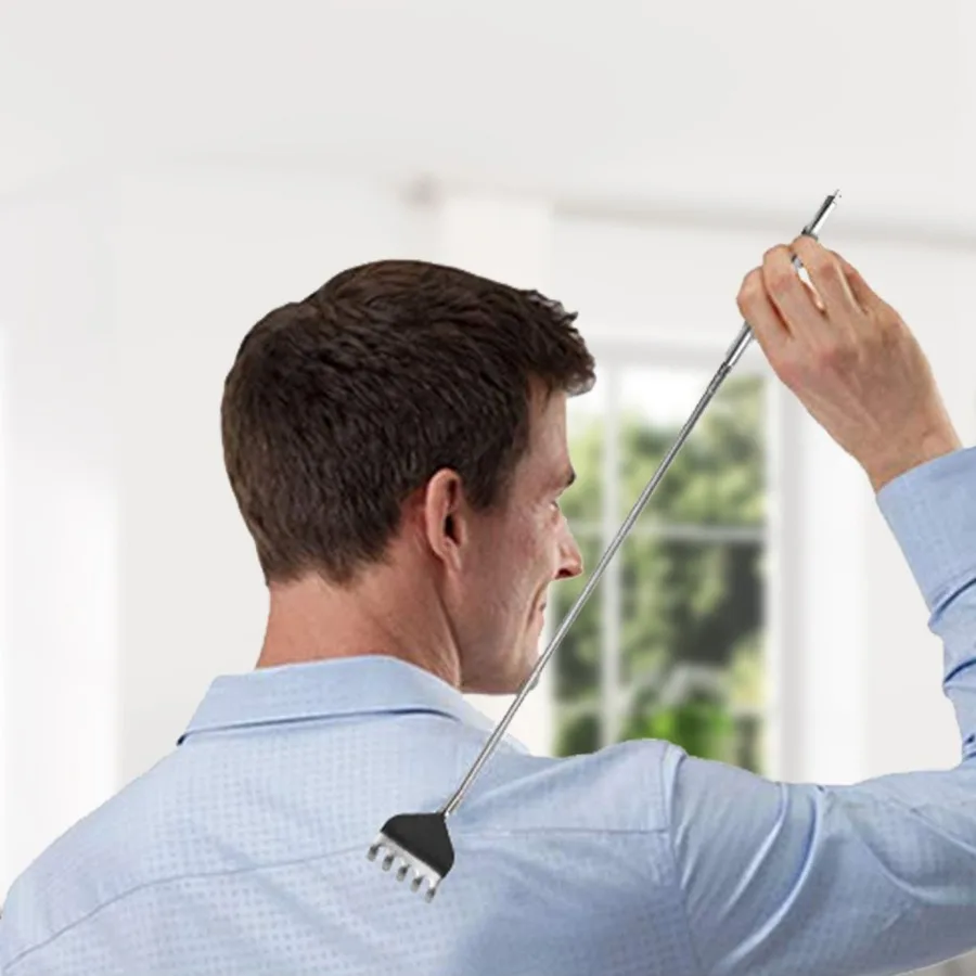 3 個 20 伸縮式バックスクラッチャーステンレス鋼拡張可能なクマイーグル爪マッサージャー GPCT1245