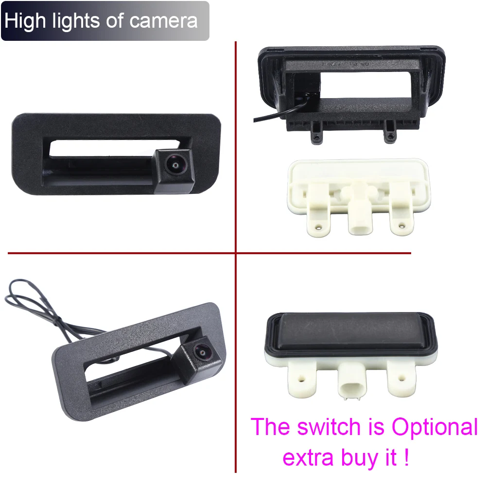 Car trunk handle rear view camera for Mercedes-Benz CLC GLK-Klasse X204 GLK350 GLK250 GLK300 GLK280 GLK220 CL203 CLC180 CLC200