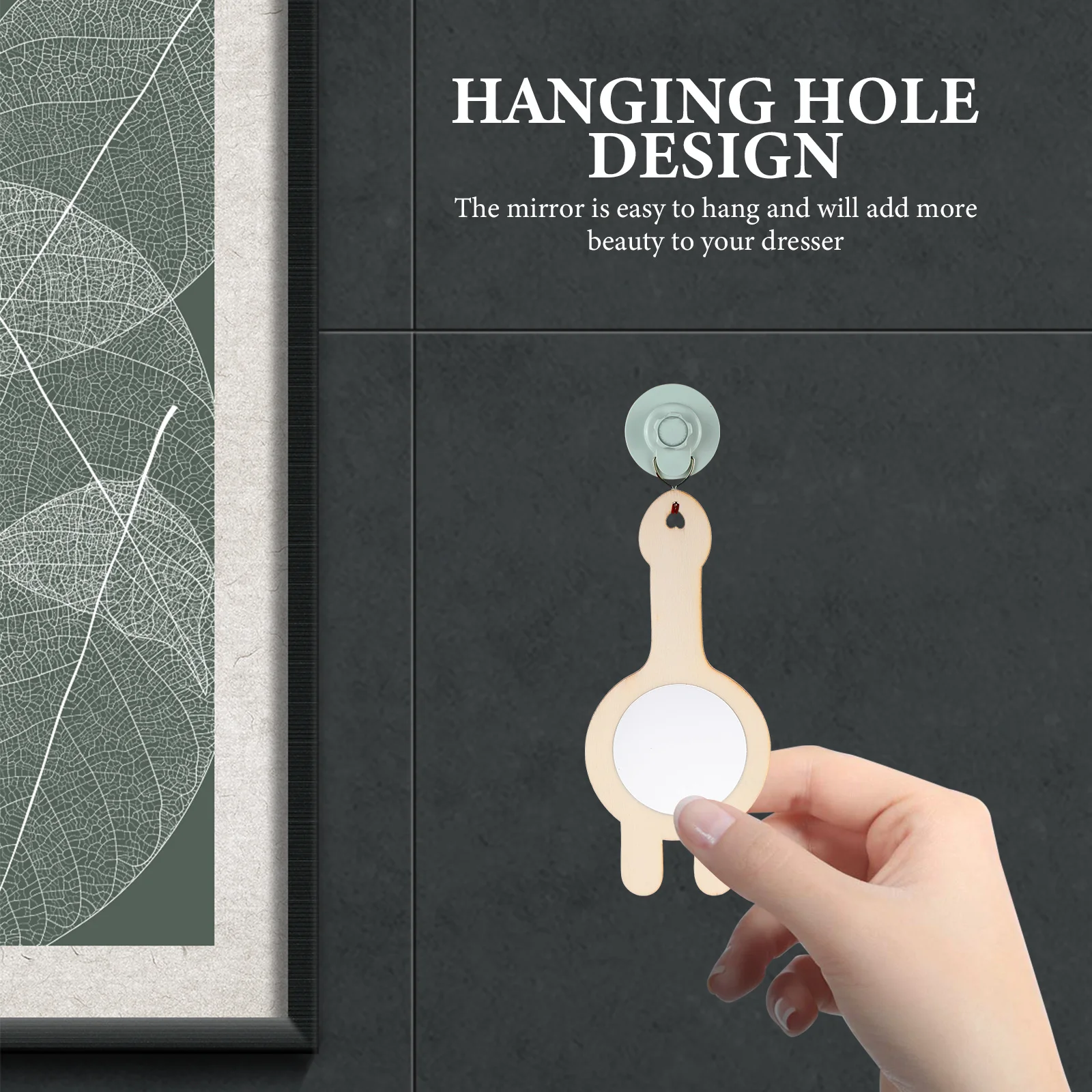 

15Pcs DIY Makeup Mirror Accessories Unfinished Wood Handheld Mirrors for Crafts Kids Activity Creative Arts and Crafts Project