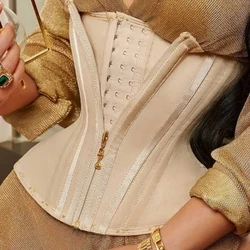 Latex Waist Trainer Women Binders And Sexy Corset Modeling Strap Body Shaper Colombian Girdles Steel Bone Slimming Belt