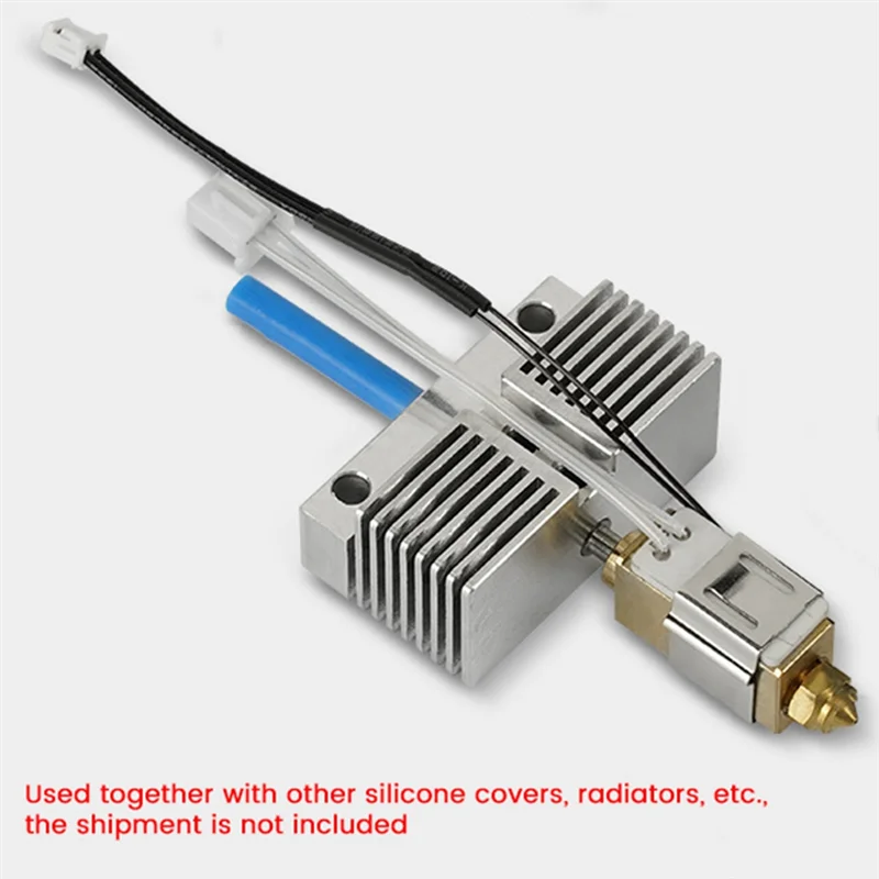 Luar Biasa 2 Buah untuk ELEGOO Neptune 4 MAX/4 PLUS 3D Printer Logam Hotend 3D Printer Aksesoris untuk Kuningan Hotend Kit