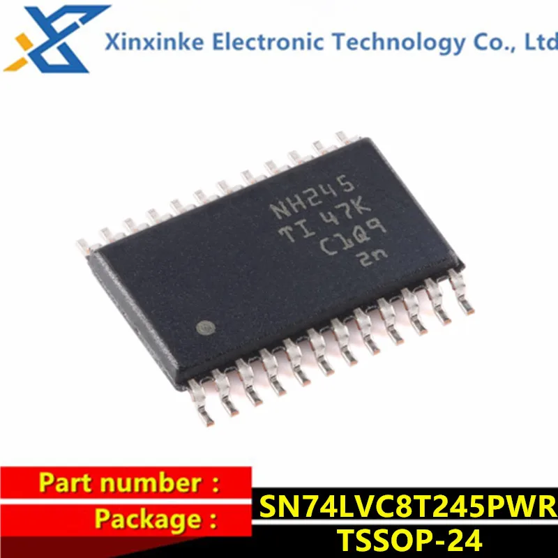 10PCS SN74LVC8T245PWR NH245 TSSOP-24 Voltage Levels 8-Bit Dual-Supply Bus Xcvr Translating Transceiver Logic ICs Brand New