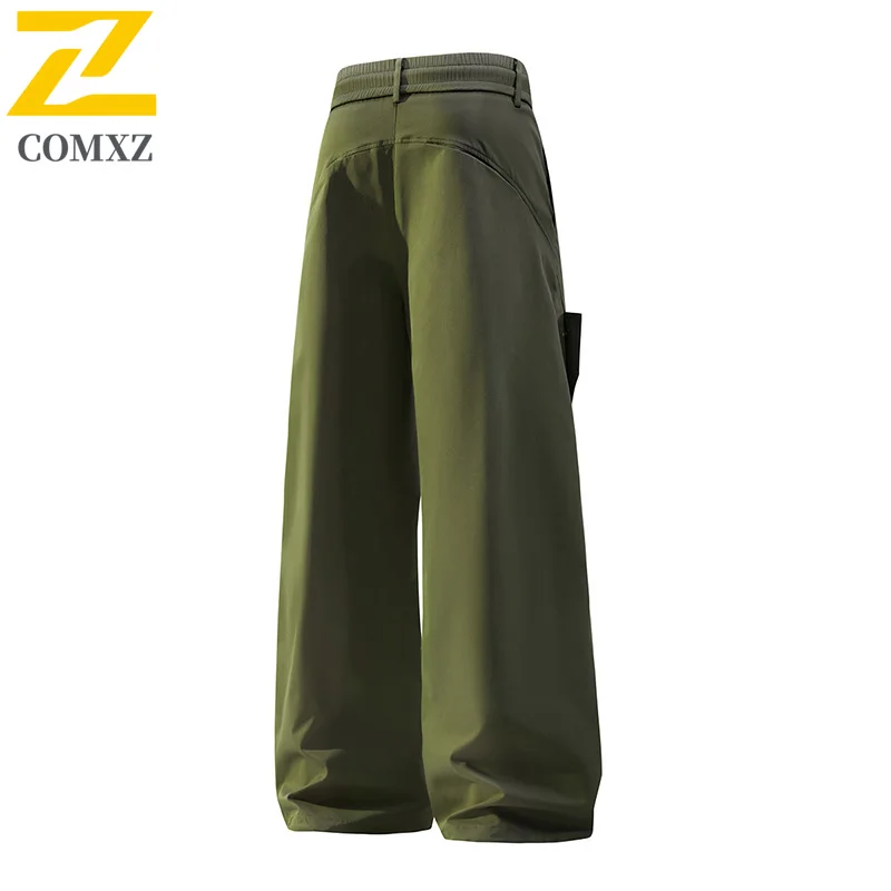 Men Multifunctional Trousers 2025 New Autumn Retro Wrinkle Resistant Mountain Style Trousers Outdoor Trekking Travel Cargo Pants