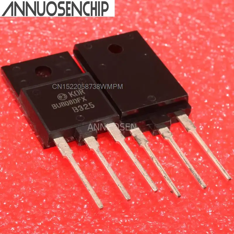 5 PCS Novo e Original TO3PF BU808 TO-3PF BU808DFX
