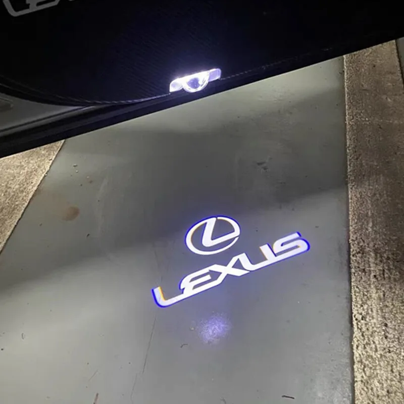 

Car LED Door Welcome Logo Projector Light Laser HD Lamps For Lexus RX ES GX LS LX IS Series LX450 LX470 LX570 RX300 ES250 ES300