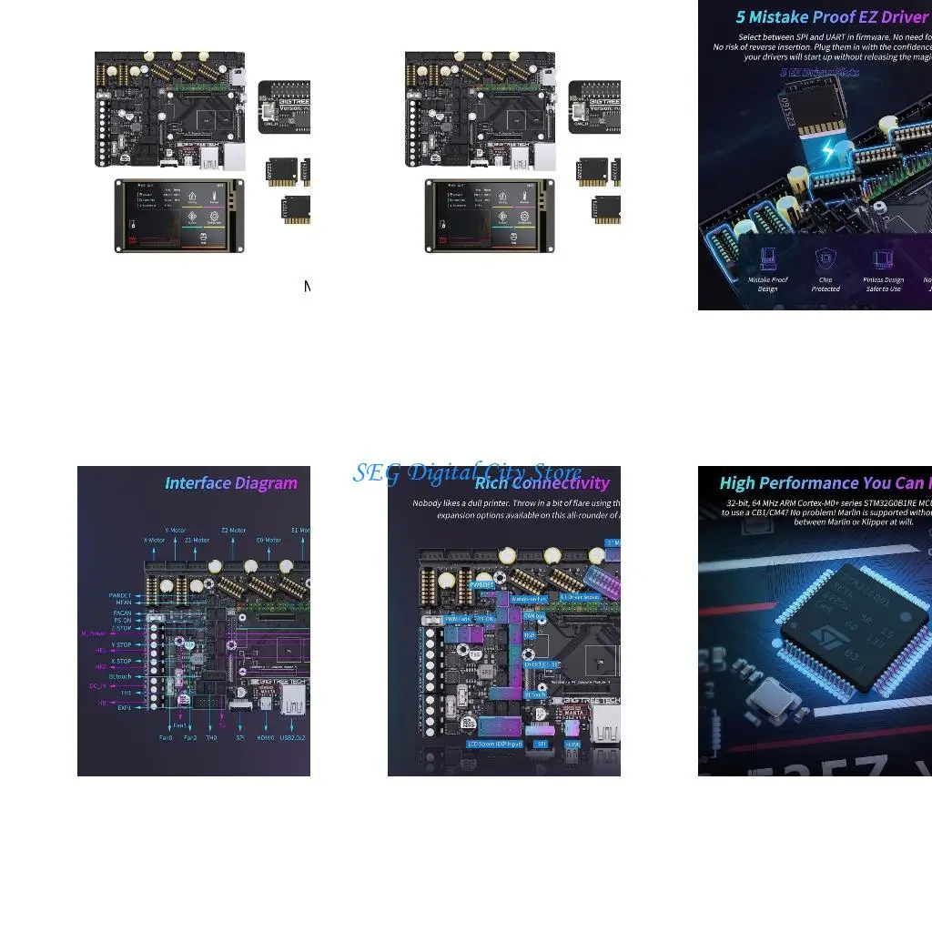 U75B 32 CONTROL BOARD FOR ENDER3 ENDER5 KLIPPER MOTHERODS