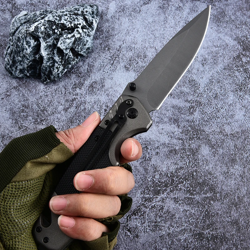 Folding Knife Outdoor Stainless Steel Pocket Knife Carry Folding Knife Fruit Knife Camping Portable High Hardness Sharpness