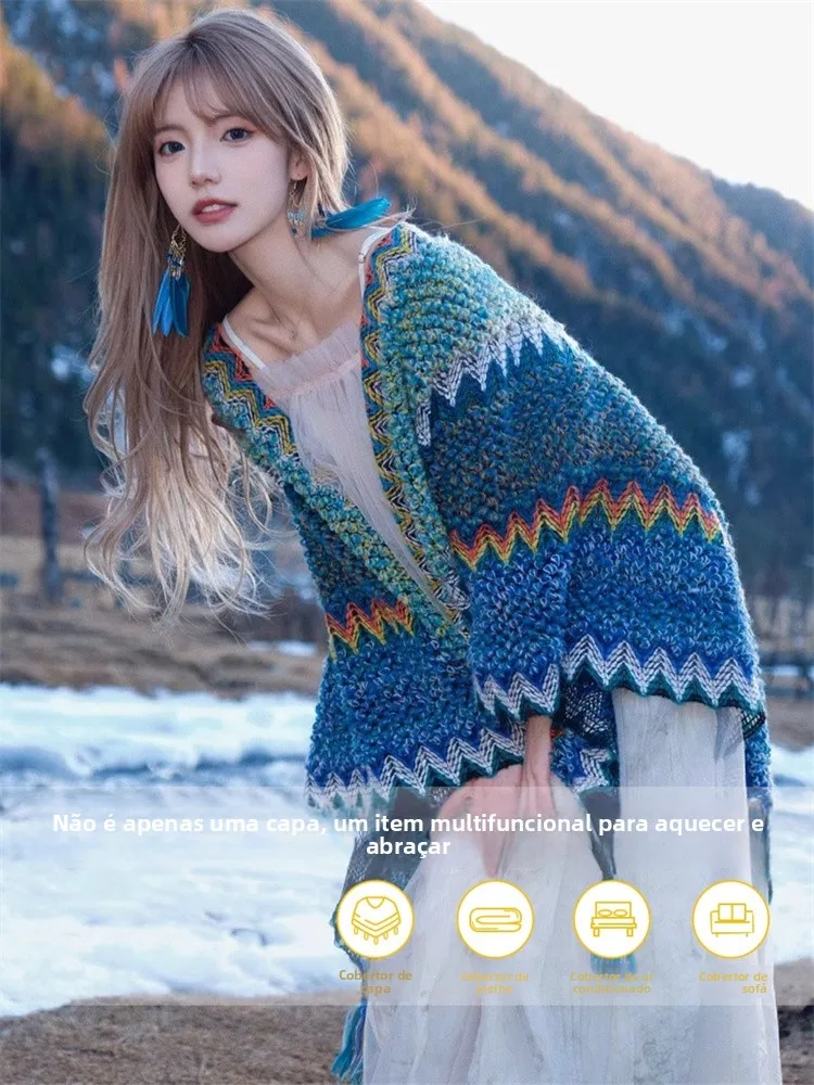 ethnique-sle-voyage-oule-poincon-vetements-d'exterieur-pour-femmes-automne-hiver-jupe-exterieure-echarpe-cape-coreenne-sle-gland-pol