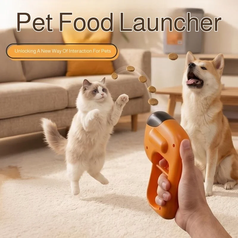 Pet food dispenser, interactive cat and dog toy, freeze-dried food feeder, a fun and entertaining device.