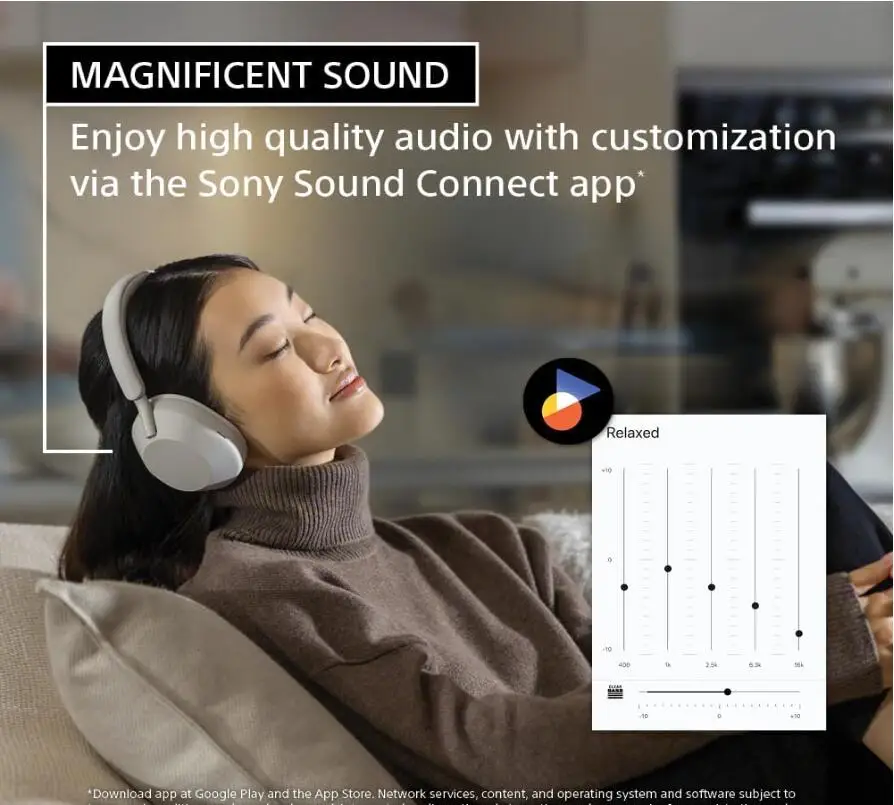 سماعات سوني WH-1000XM5 المتقدمة المانعة للضوضاء، محسن NC التلقائي، عمر البطارية لمدة 30 ساعة، التحكم الصوتي Alexa، أسود #2