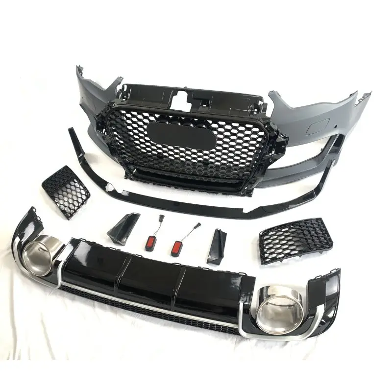 

bodikits for Audis A3 S3 8V tuning parts Front Bumper With grill upgrade to RS3 style facelift to RS3 2014 2015 2016