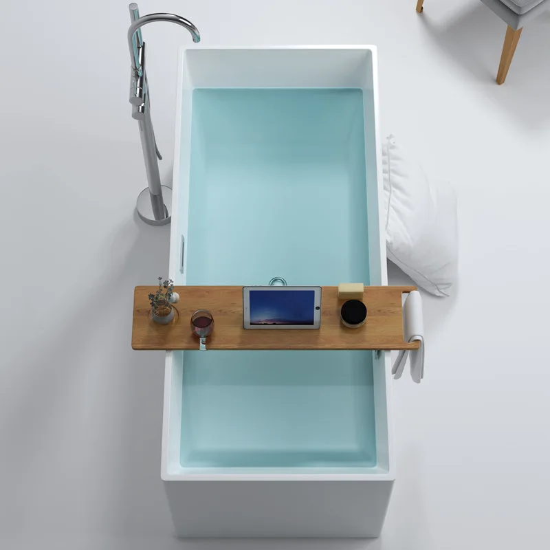 Modern freestanding minimalist high-end shower tub