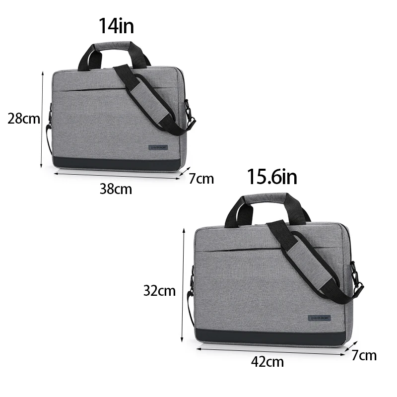 حقيبة كمبيوتر محمول مقاوم للماء ، حقيبة حمل ، حافظة كمبيوتر محمول ، 14 "، 15.6" ، حقيبة كمبيوتر محمول بسيطة وأنيقة للأعمال اليومية