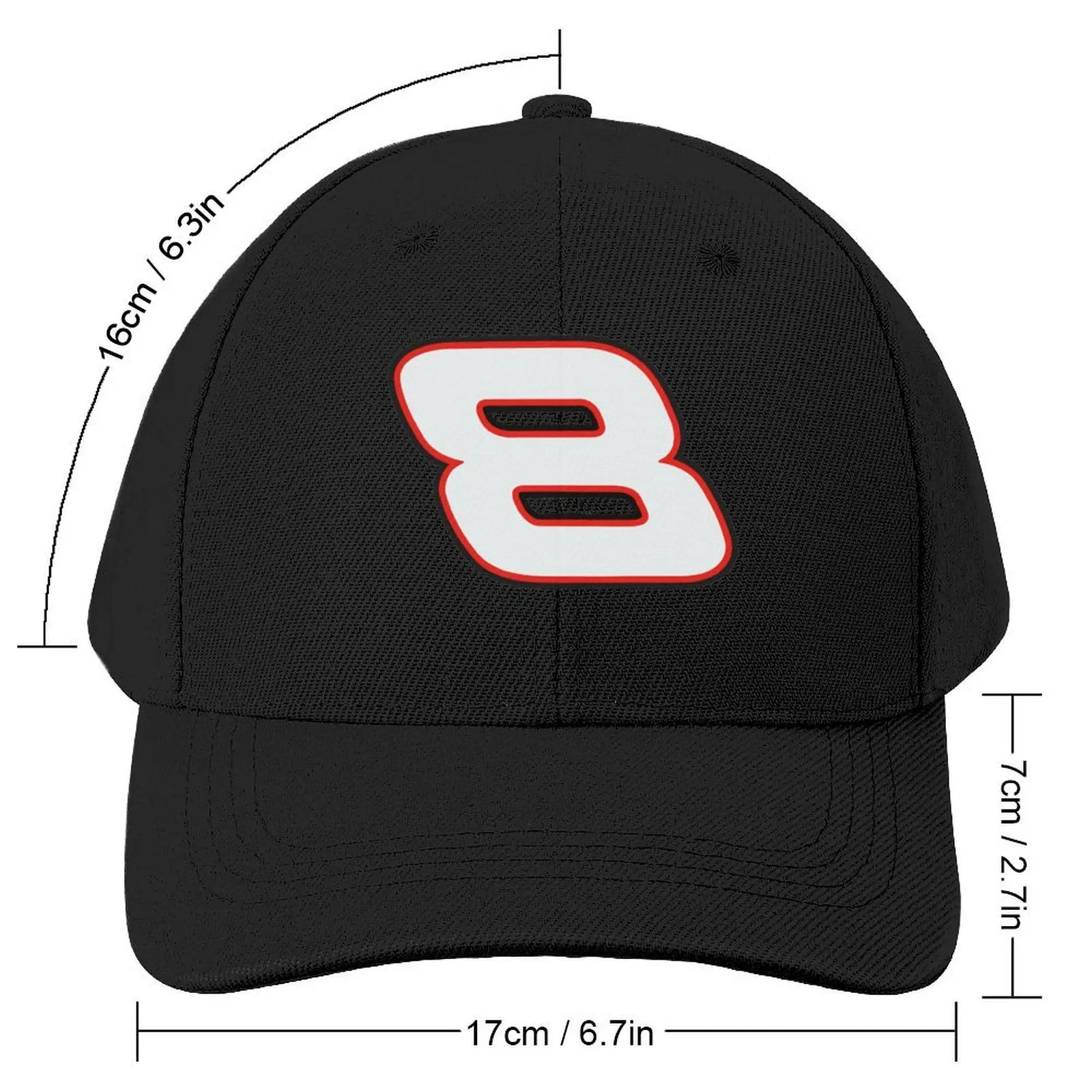 #8 Dale Earnhardt Jr. Baseball Cap Sports Cap dad hat Wild Ball Hat Ball Cap Hats For Women Men's