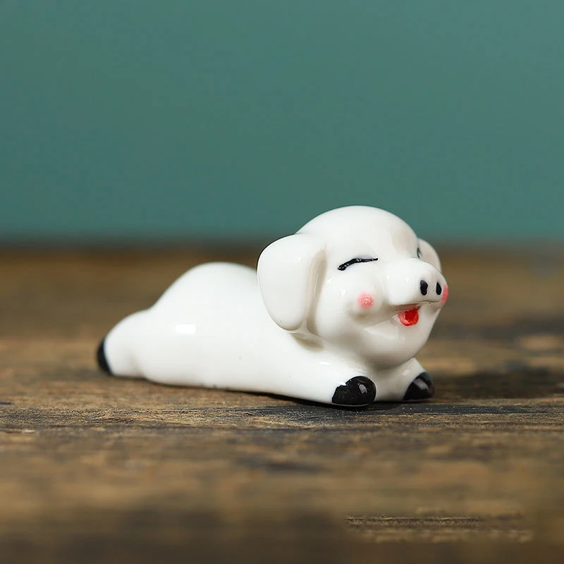 Animal Ceramic Paint Brush Pen Holder Chinese Calligraphy Writing Pen Holder
