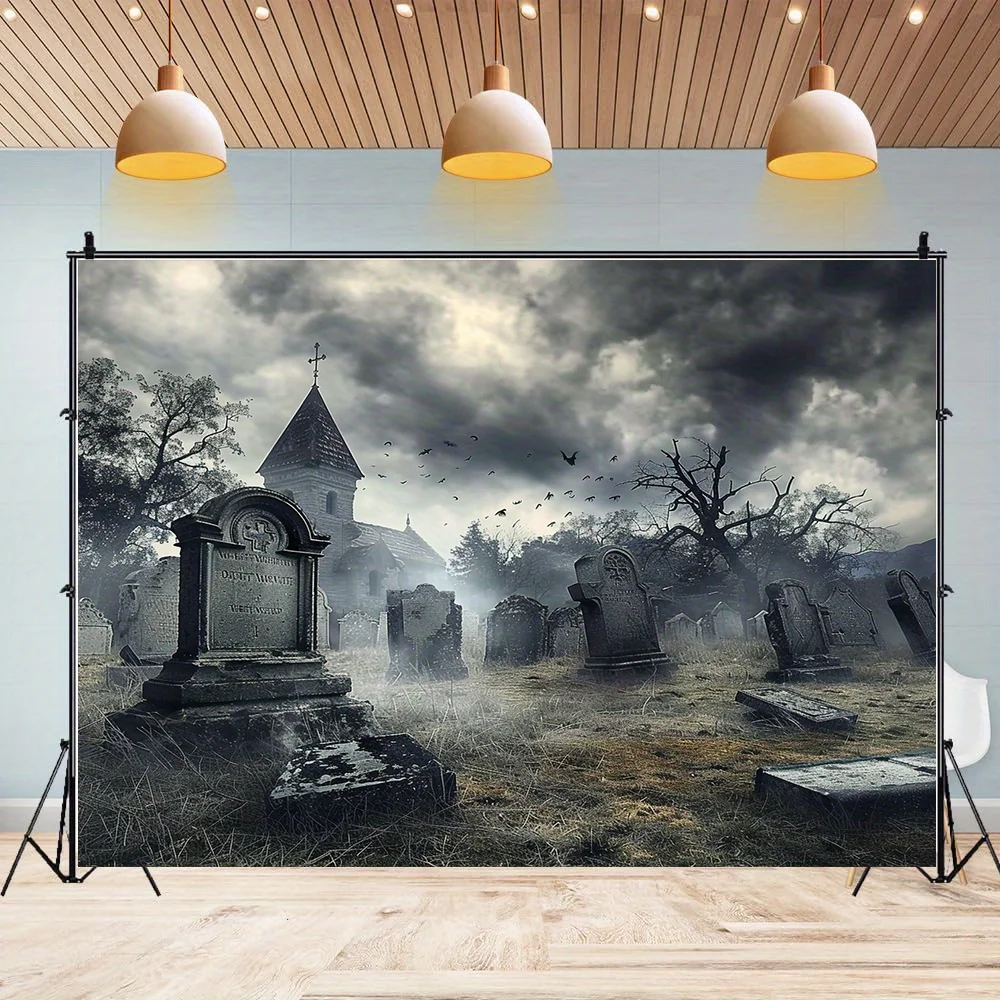 Halloween Horror backdrops - perfect for tombstones and haunted house designs, outdoor parties and decorations